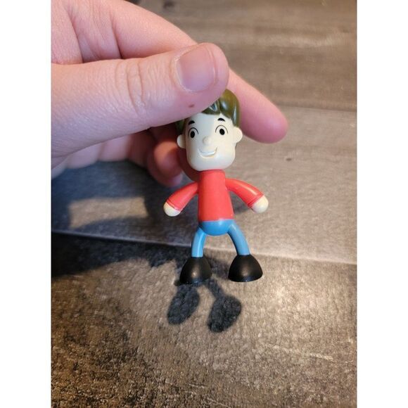 Mini man red shirt guy dad toy figure - Picture 4 of 4